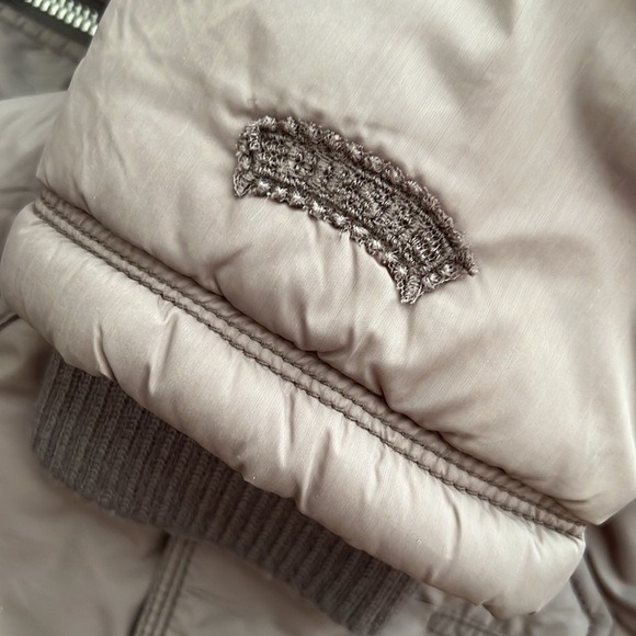 Vintage‎ Diesel Long Coat Brown with Fur Trimmed Hood Double Layer Size Small - Picture 15 of 15